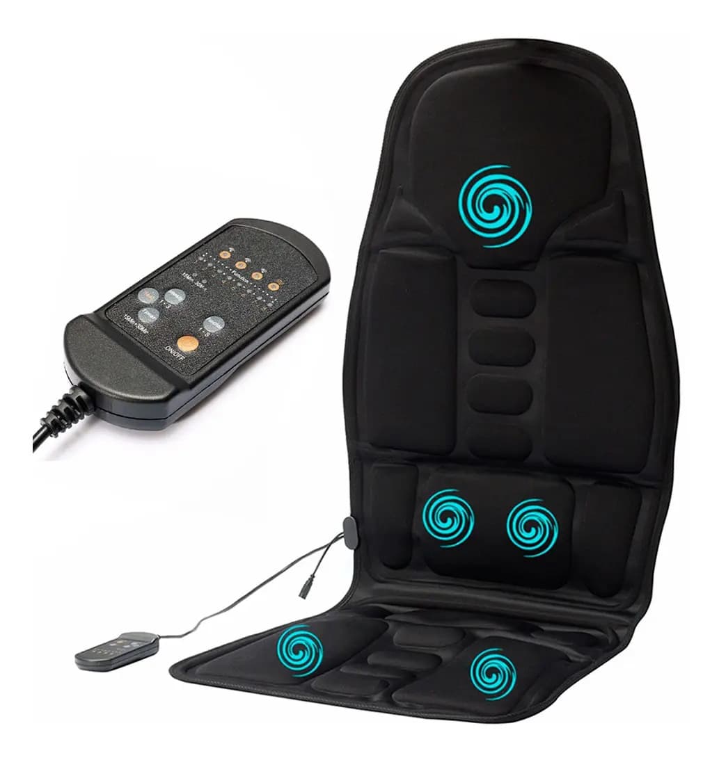 Asiento Masajeador Gadnic para Auto y Hogar con Calor Lumbar