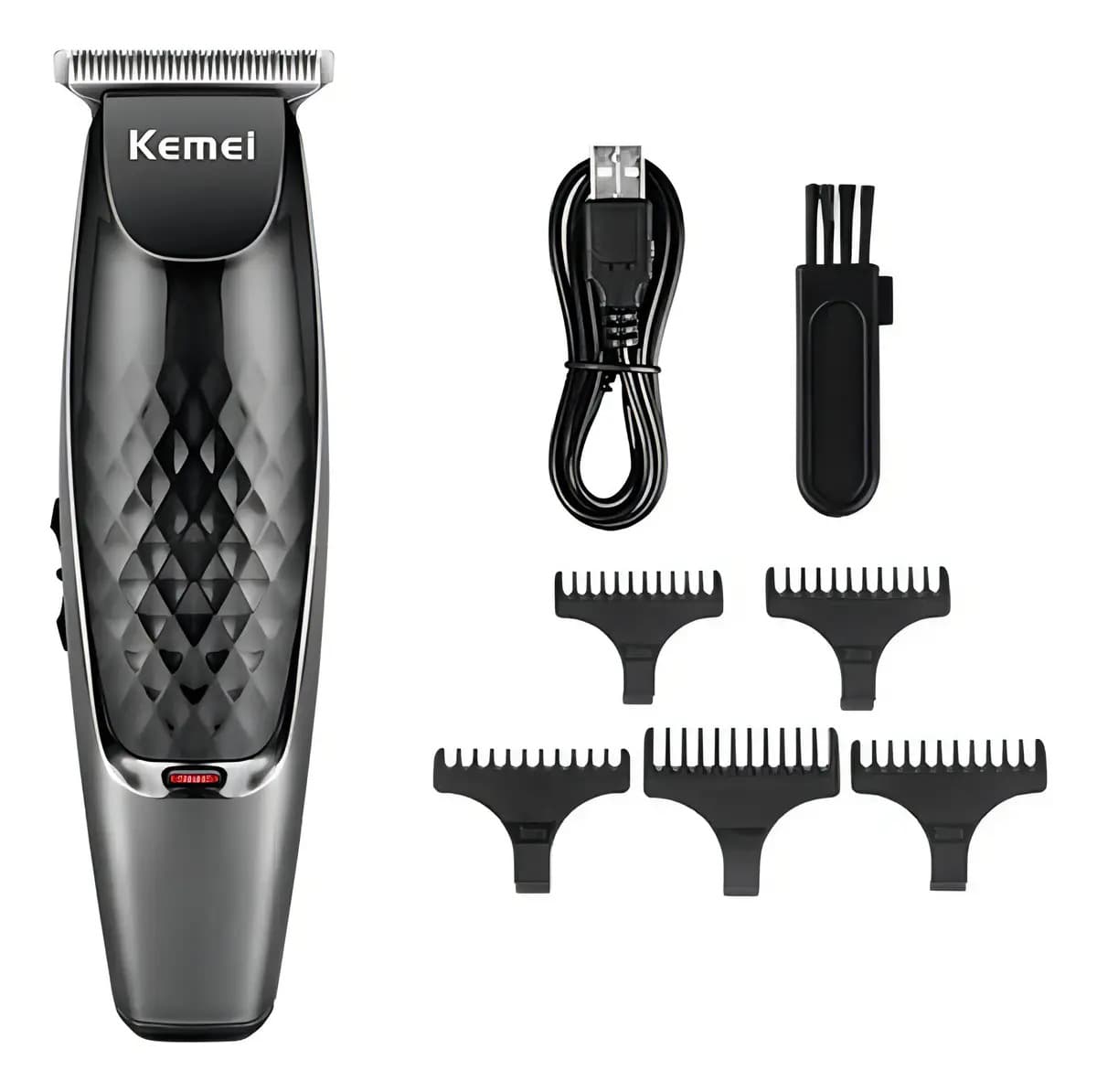 Maquina Cortar Pelo Inalámbrica Kemei KM-1951 Profesional Negro