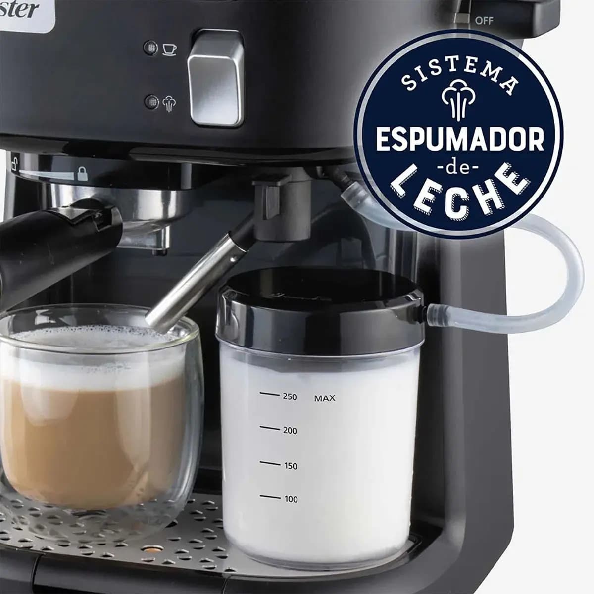 Cafetera espresso Oster BVSTEM5501B negra — imagen 4