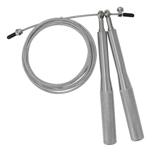 Soga de Saltar Gadnic Aluminio Speed Rope — Rulemanes Duales y Cable de Acero Ajustable