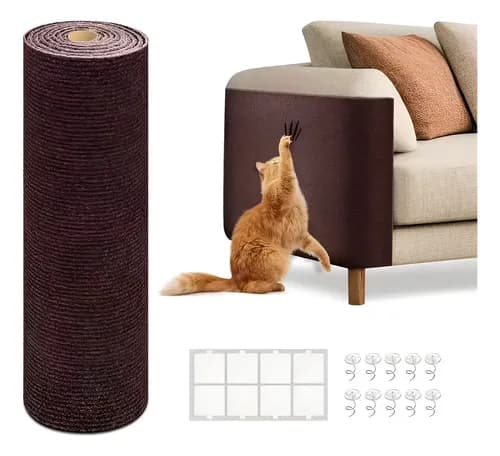 Rascador Esquinero Autoadhesivo Beepaw — Protector de Sillón 60x60 cm