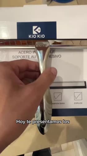 Secador Limpia Vidrios Kiokio Profesional Acero Inoxidable 25cm — imagen 2