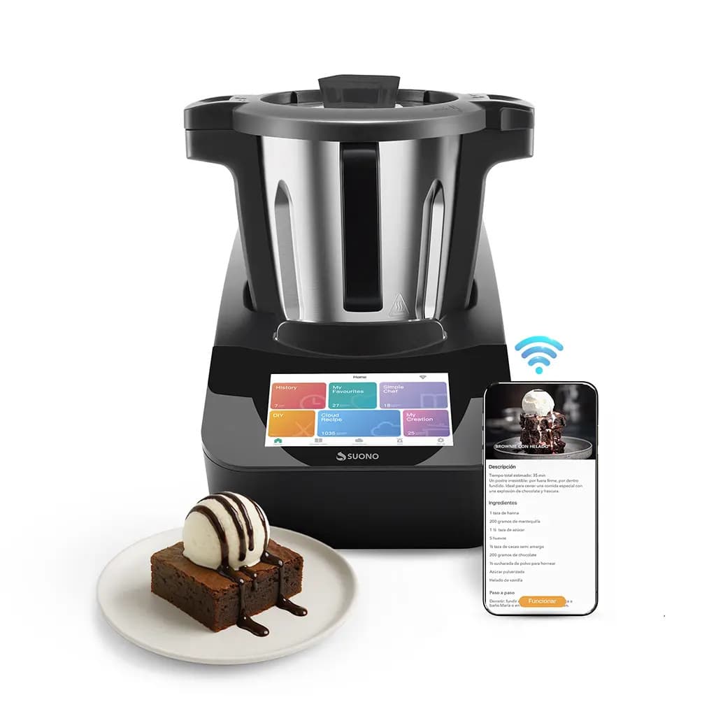 Robot De Cocina Suono Neochef Pro Digital y Accesorios 4.7l Negro — imagen 2