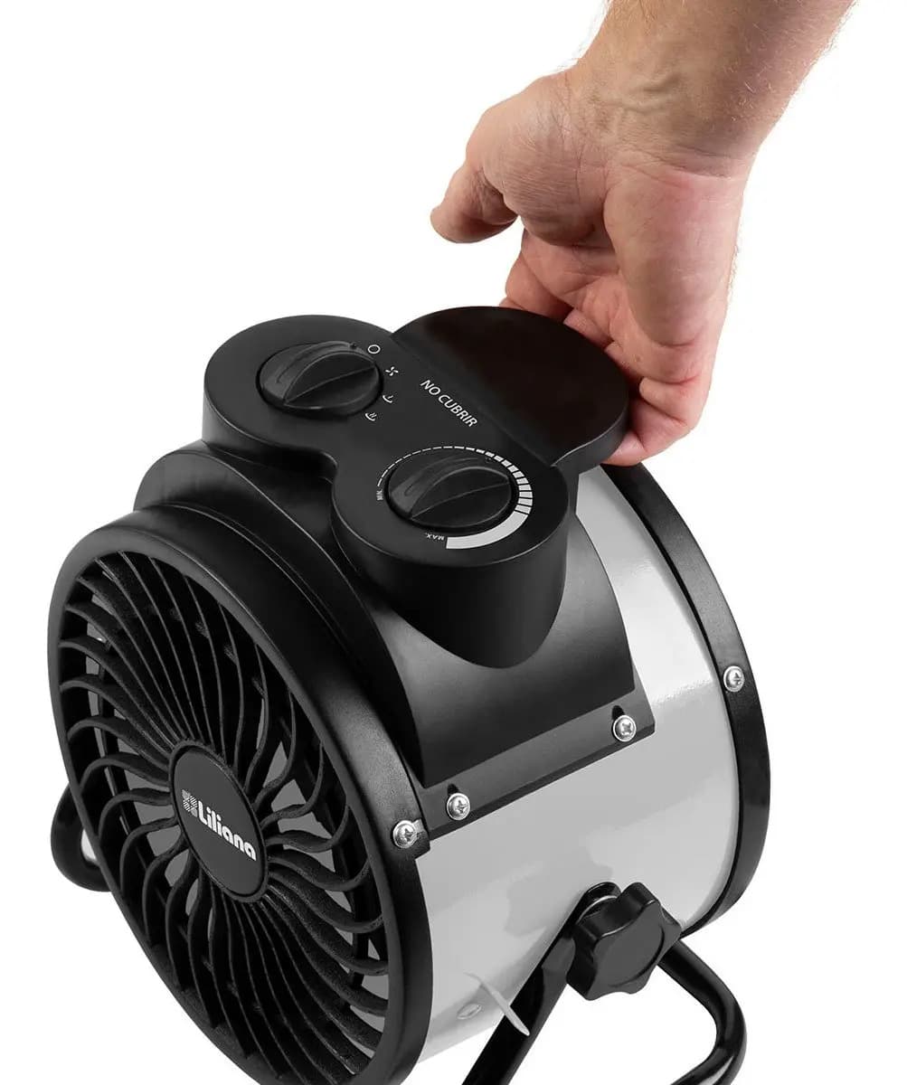 Caloventor Liliana Cfi700 Heatcyclone Gris — imagen 4