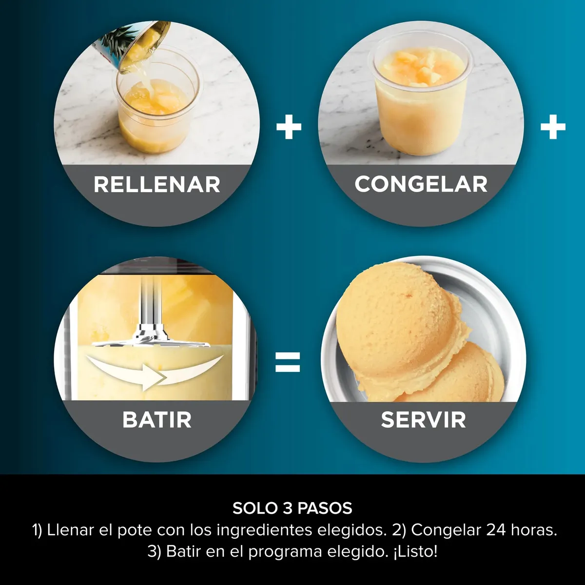 Máquina de Helados Ninja CREAMi NC300EU — 1,4 L, 7 Programas — imagen 5
