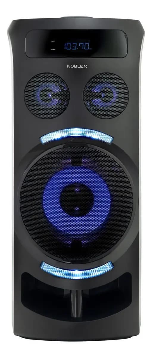 Torre de Sonido Noblex MNT290 Bluetooth Efectos de Voz y Luces LED Negro — imagen 2