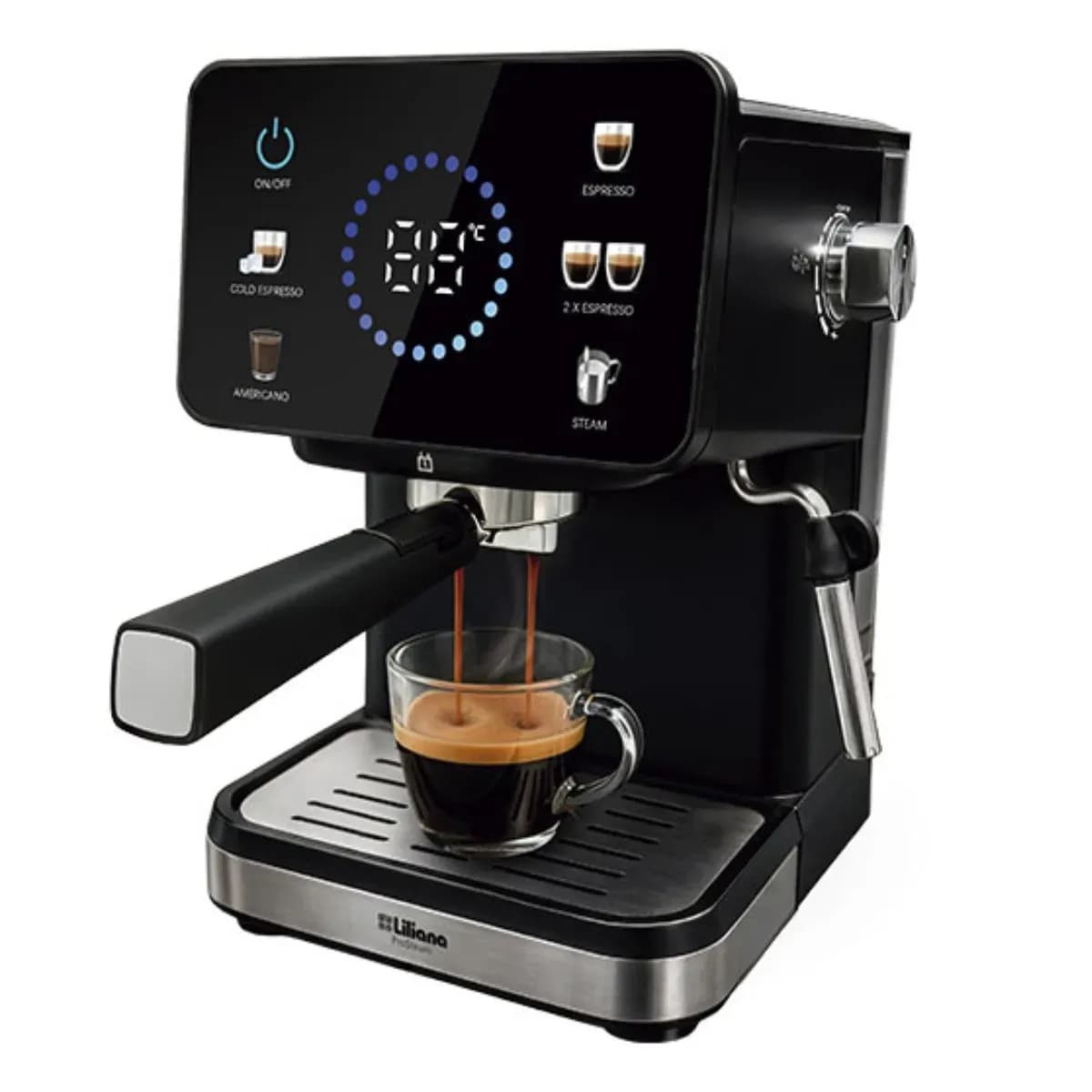 Cafetera express Liliana Prosteam AC987 digital de 20 bar