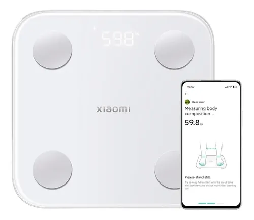 Balanza Xiaomi Mi Body Composition Scale S400 Bluetooth Medición de doble frecuencia 25 indicadores de salud hasta 150kg — imagen 4