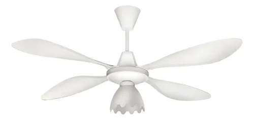 Ventilador Techo Axel Blanco 1 Luz 4 Palas Metal 5 Vel Diámetro 120 cm Frecuencia 50