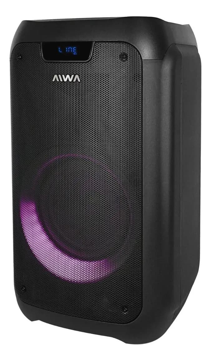 Parlante Torre Bluetooth Aux Power Bank AW-T2018R Aiwa Color Negro — imagen 2