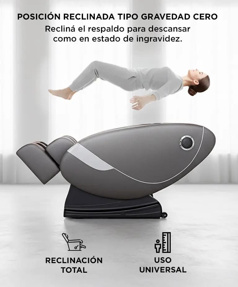 Sillón Masajeador Gadnic Titanium L Shape 20 Programas 22 Airbags Zero Gravity 180 Grados BT Parlantes Terapia Calor 90W — imagen 5