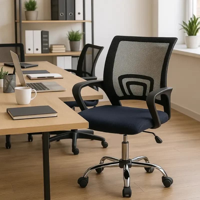 Silla Ergonomica Circle Line CL-9050 Mesh Negra