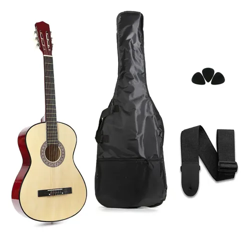 Guitarra Criolla Femmto CG001 con Funda y Púas