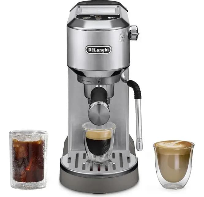Cafetera Delonghi Dedica Duo Ec890.m Cold Brew Plateado — imagen 2