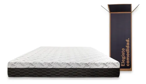 Colchón Sueño Dorado Box Plus Queen — 160x200, Espuma, En Caja