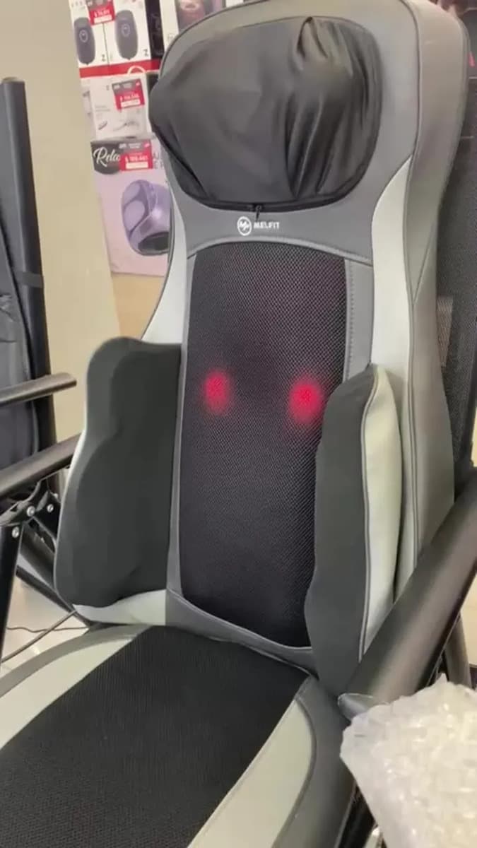 Asiento Masajeador Cervical Espalda Calor Vibracion Shiatsu — imagen 2