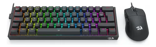 Kit Gamer Redragon S143 Teclado Y Mouse K617RGB SP + M724 Negro — imagen 2