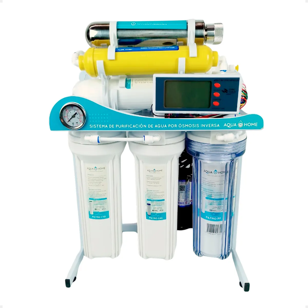 Purificador de Agua Aqua Home Osmosis Inversa 7 Etapas