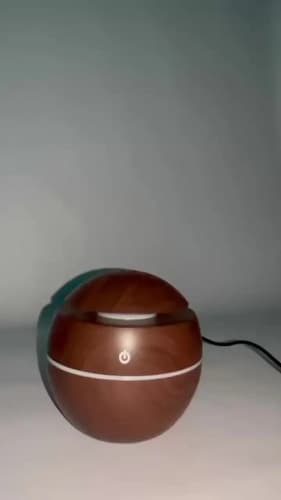 Aromatizador Ultrasónico USB LED RGB Simil Madera 130ml — imagen 2