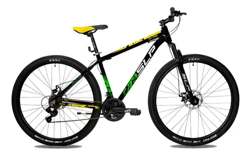 Bicicleta Slp 10 Mtb Aluminio Rodado 29 Freno Disco Negro/Amarillo Talle 18