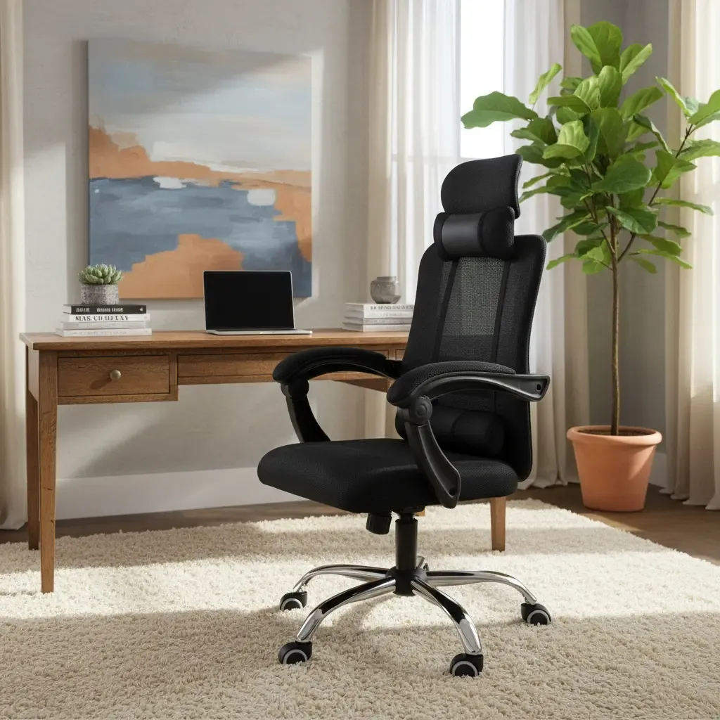 Silla Ergonomica Alpina S5 Reclinable Mesh Negra