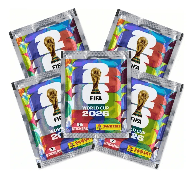 Figuritas Panini Copa Mundial Fifa 2026 - Pack X5 Sobres