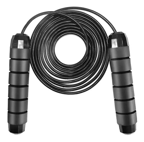 Soga de Saltar GMP con Rodamientos — Puño de Goma y Cable de Acero Ajustable