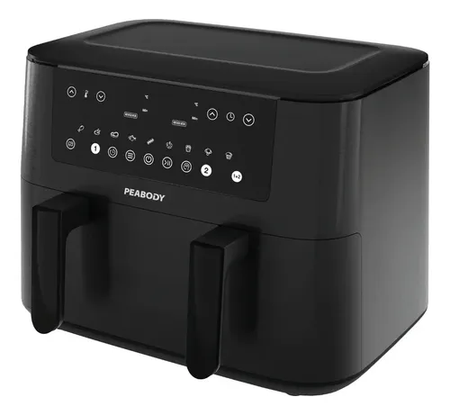 Freidora De Aire Peabody Regulable XL 9 Litros Pe-afdb910n Negro