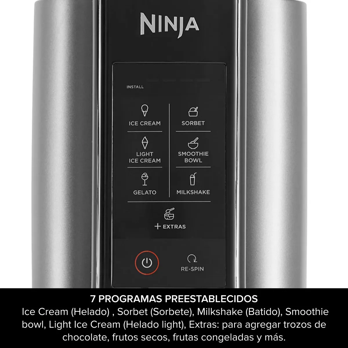 Máquina de Helados Ninja CREAMi NC300EU — 1,4 L, 7 Programas — imagen 3