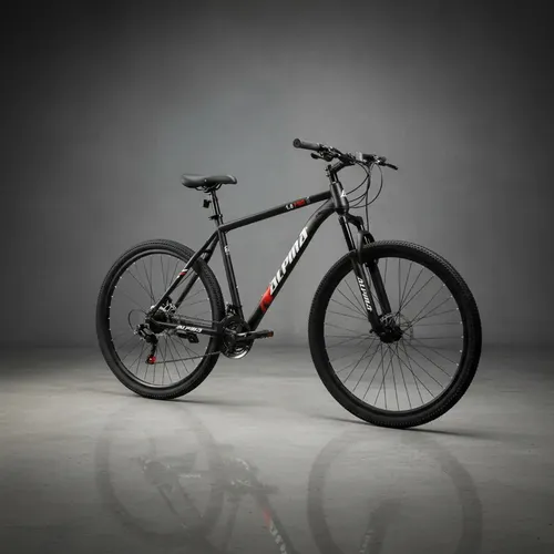 Bicicleta Alpina Mtb Mountain Bike 1.0 Rodado 29 21 Velocidades Negro/Rojo Talle M