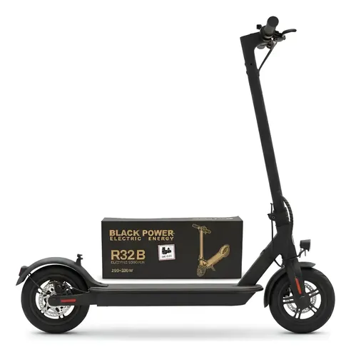 Monopatín Eléctrico Black Power R32 M Negro
