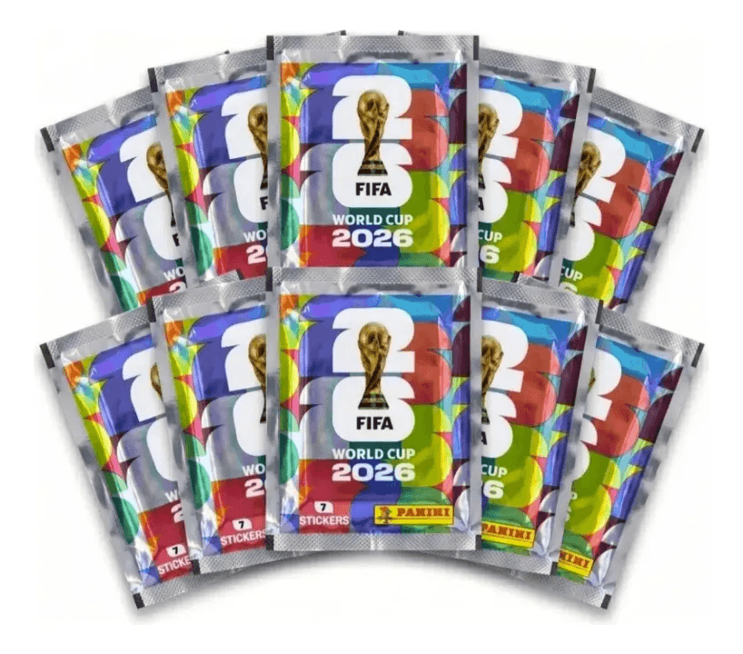 Figuritas Mundial 2026 Panini Packs X10 X25 X50 X100