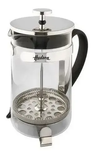 Prensa Francesa Hudson F-228-800 — 800 ml, Vidrio y Acero
