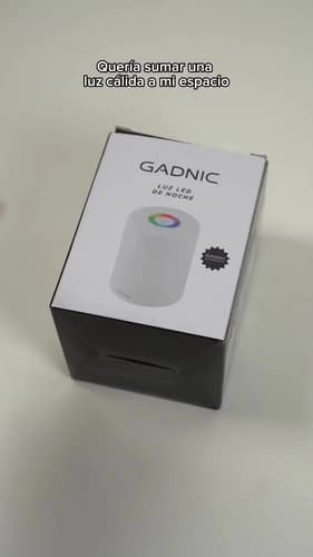Velador Gadnic NI70 — Luz de Noche LED 7 Colores Recargable 24hs — imagen 3