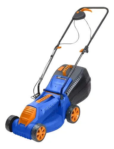 Cortadora de Césped Eléctrica Wadfow WEN32014 1200 W — Corte de 32 cm, Bolsa de 30 L