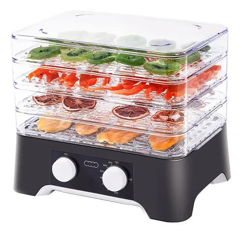Deshidratador De Alimentos Cuk By Gadnic 235W 4 Bandejas Secador Frutas Verduras Snacks Naturales