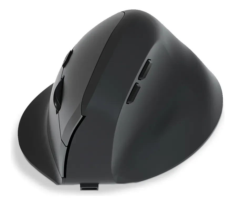 Mouse Vertical Ergonómico Gadnic Recargable Conexión Inalámbrica 5.2 y 2.4G