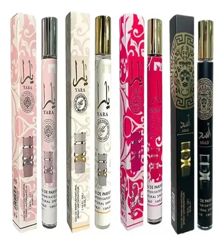 Set De 4 Perfumes Tubo Fragancias Arabes De 35ml Unisex