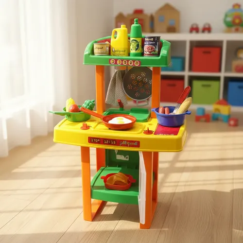 Juego De Cocinitas Infantiles De Juguete Petit Gourmet Color Multicolor