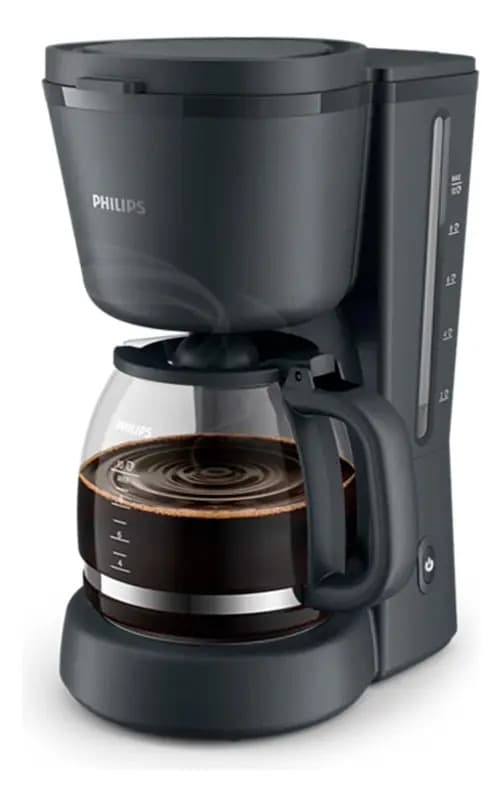 Cafetera De Filtro Philips Phhd743090 Jarra 1.2 Lts Negra