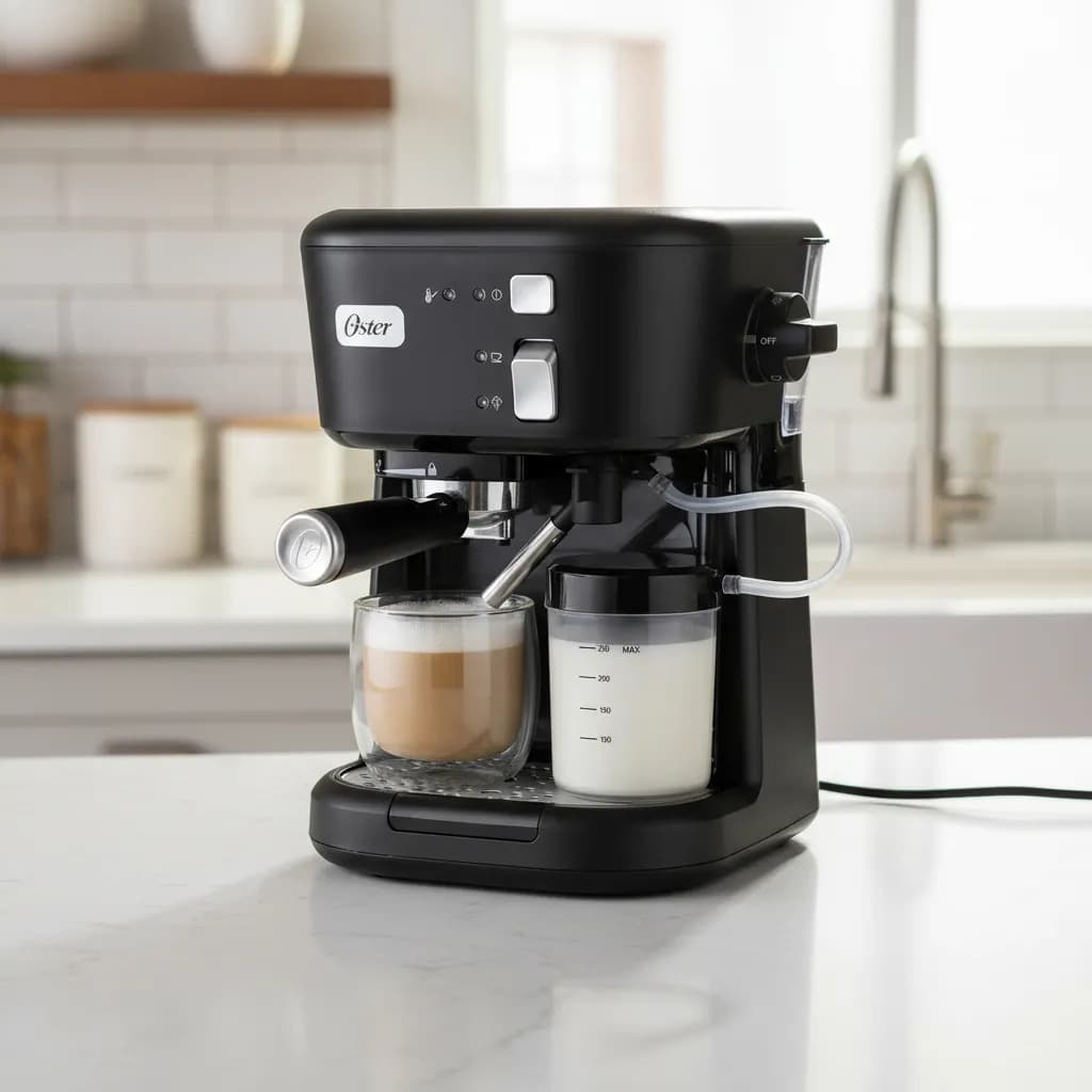 Cafetera espresso Oster BVSTEM5501B negra — imagen 2