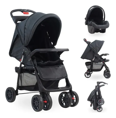 Cochecito Mega Baby Travel System — Con Huevito, 0 a 36 Meses