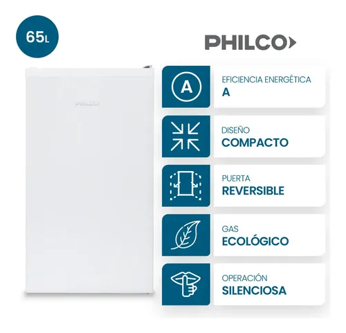 Freezer Vertical Philco PHCV065B — 65 Litros, Blanco, 20 kg