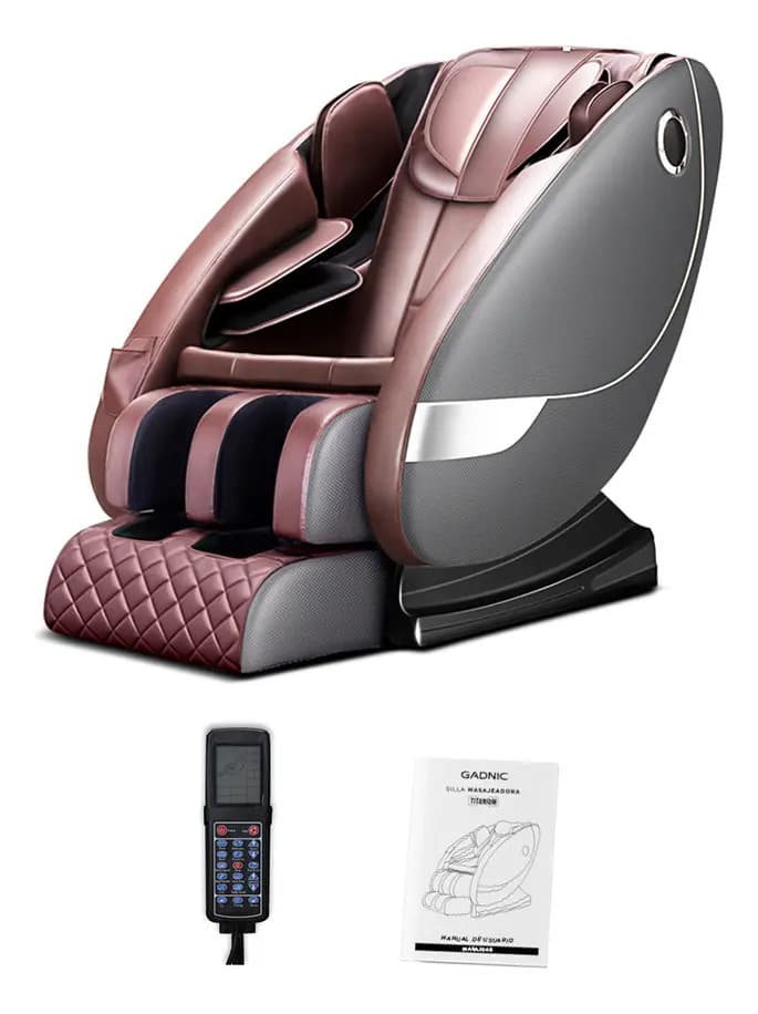 Sillón Masajeador Gadnic Titanium L Shape 20 Programas 22 Airbags Zero Gravity 180 Grados BT Parlantes Terapia Calor 90W — imagen 7