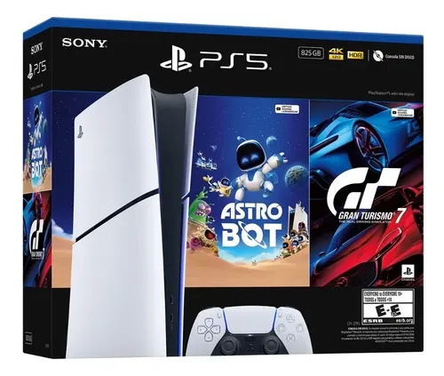 Consola PS5 Digital + Astro Bot + Gran Turismo 7 — imagen 2