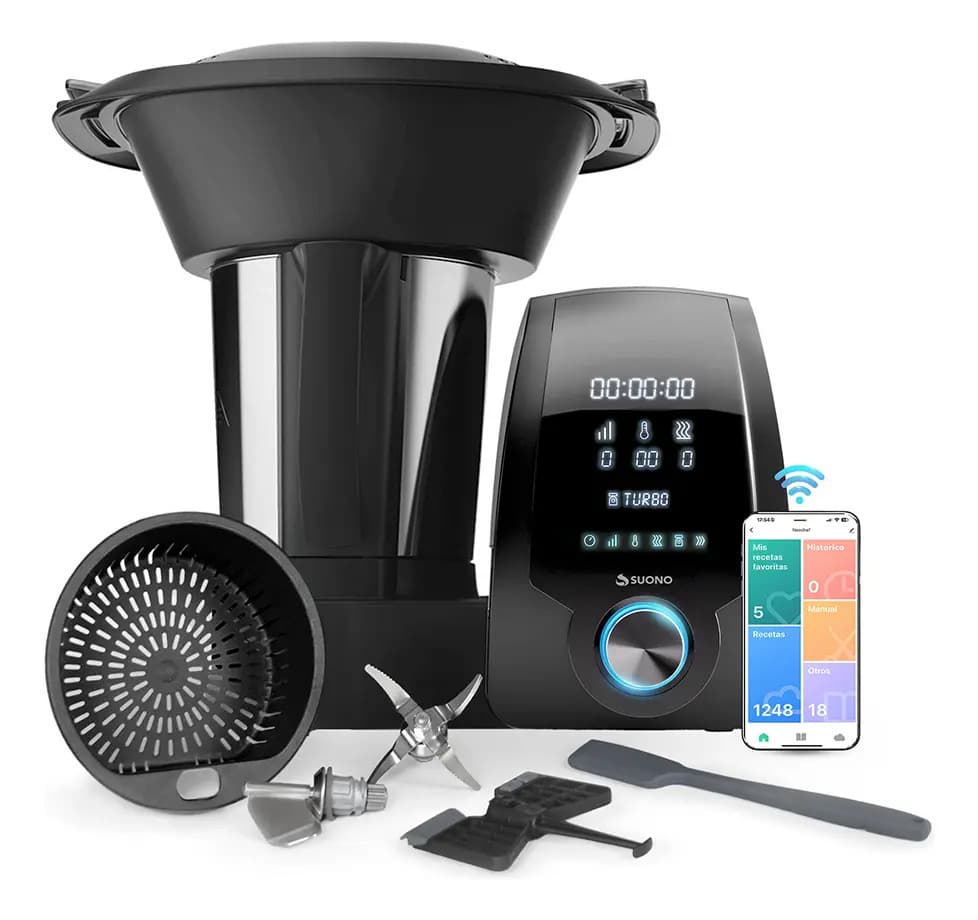 Robot Asistente De Cocina Suono Neochef Multifunción 3.3 Lts Wifi