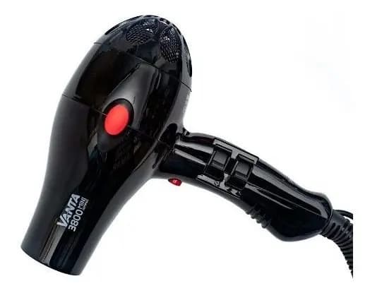 Vanta 3800 Mini Compact Secador Pelo Profesional 1800w Rojo Color Negro — imagen 2