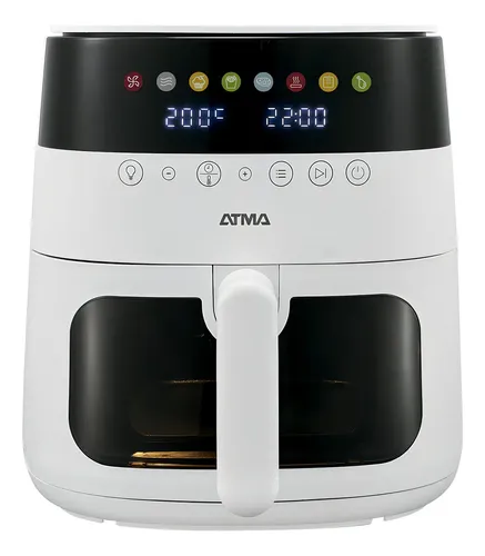 Freidora de Aire Atma FR248AWP — 8 Litros, 1,75 kW, Blanca con Ventana