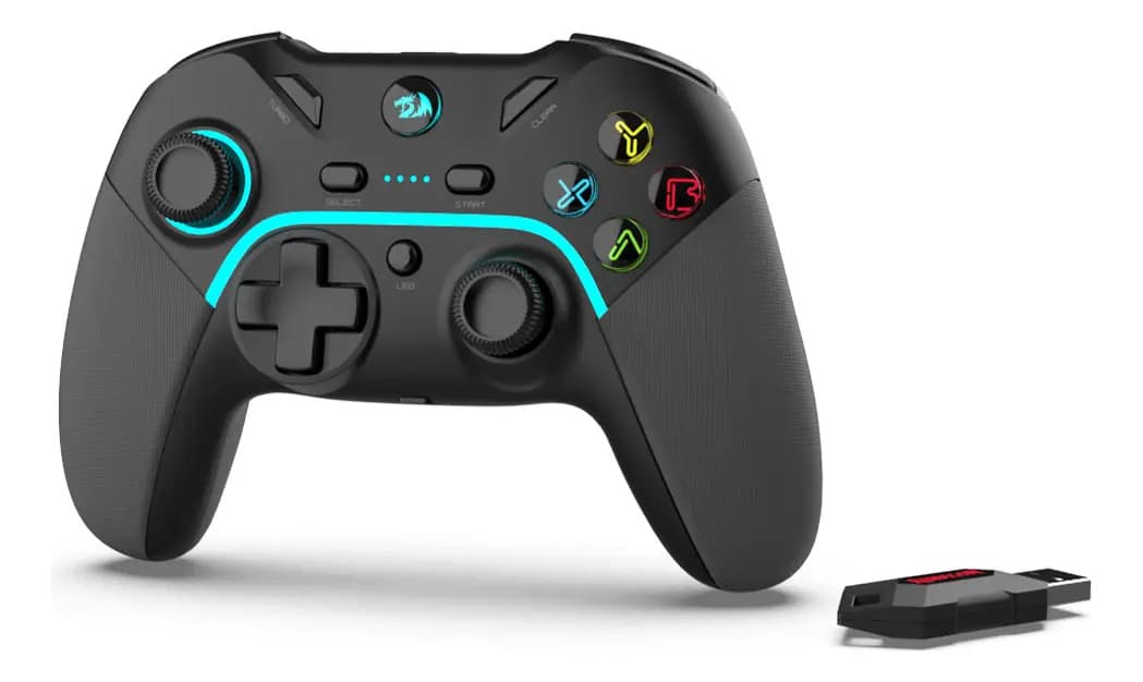 Gamepad Redragon Harrow Pro Wireless G808pro Joystick Pc Ps3 Negro — imagen 3