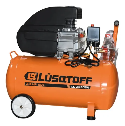 Compresor De Aire Lusqtoff LC-2550BK 50 Litros Monofásico